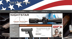 Desktop Screenshot of joesgunstore.com